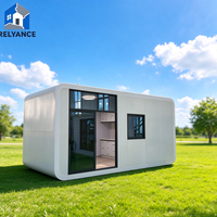 RELYANCE Maison conteneur moderne, unité résidentielle modulaire pour villa, appartement, hôtel