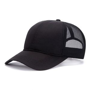Gorra de Béisbol Deportiva de 6 Paneles, Color Sólido, Transpirable, de Malla Común, Secado Rápido, para Verano, Venta al Por Mayor - Product Image 3
