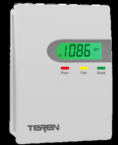 TEREN duto montagem formaldeído CH2O detector 0-1000ppb com display LCD - Product Image 3