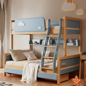 Cama elevada <span class=keywords><strong>de</strong></span> madera maciza con diseño <span class=keywords><strong>de</strong></span> cama <span class=keywords><strong>para</strong></span> niños 2025 con casa <span class=keywords><strong>de</strong></span> árbol vacía <span class=keywords><strong>para</strong></span> niños y niñas <span class=keywords><strong>para</strong></span> dormitorio escuela Hotel gimnasio uso - Product Image 1