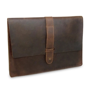 Housse de protection marron en cuir crazy horse <span class=keywords><strong>pour</strong></span> ordinateur <span class=keywords><strong>portable</strong></span> 13 pouces - Product Image 3