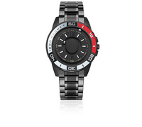 Reloj de Lujo Magnético de Cuarzo con Diseño sin Manecillas, Correa de Acero Inoxidable, Ecológico y de Alta Gama Personalizado