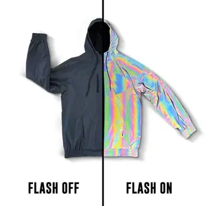 Youguang ánh sáng cao băng phản chiếu vật liệu phát sáng trong bóng tối phản chiếu vải cho quần áo