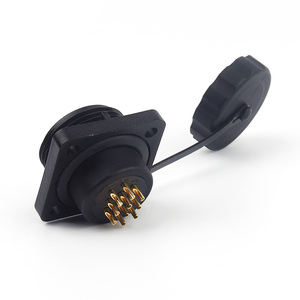 Conector de Cable impermeable IP68 cuadrado SP20 1/<span class=keywords><strong>2</strong></span>/<span class=keywords><strong>3</strong></span>/4/5/6/7/9/10/12/14 pines enchufe y enchufe de aviación macho/hembra de alta calidad-DIY GO - Product Image 4