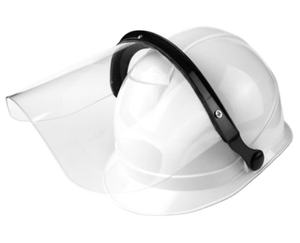 ABS المواد البناء خوذة أمان مع ط نمط يمكن استخدامها مع PMMA المواد الوجه درع السلامة الصلب قبعة - Product Image 1