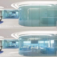 Wasserdichte Schaltbare Glasfolie PDLC-Folie Intelligente Fensterfolie