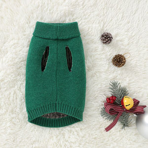 Ropa Para Mascotas Mimixiong Adorable Suéter de Punto abrigador Para Perro o Gato Disfraz con Cabeza de Ciervo Navideño - Product Image 5