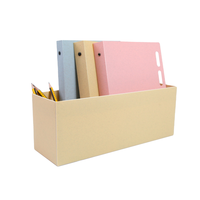 Matériel de paille de blé PP Organiser la boîte Organisateur de bureau Accessoires de bureau