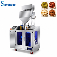 Machine d'emballage automatique de sacs préformés avec pesage, contrôle numérique PLC, pour granulés/solides, emballage bois, facile à utiliser