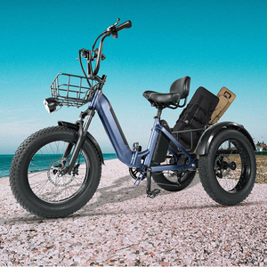 Triciclo elettrico da 20 pollici per adulti 750W pneumatico a motore grasso 3 <span class=keywords><strong>ruote</strong></span> triciclo <span class=keywords><strong>bici</strong></span> elettro <span class=keywords><strong>tre</strong></span> <span class=keywords><strong>ruote</strong></span> per adulti Cargo triciclo elettrico <span class=keywords><strong>bici</strong></span> - Product Image 1