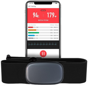 Monitor <span class=keywords><strong>de</strong></span> Ritmo Cardíaco Recargable con Bluetooth ANT+ 5.3Khz, <span class=keywords><strong>Sensor</strong></span> <span class=keywords><strong>de</strong></span> Correa para el Pecho para Peloton, Zwift, <span class=keywords><strong>Polar</strong></span>, Máquina <span class=keywords><strong>de</strong></span> Remo - Product Image 3