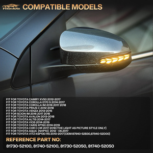 ไฟเลี้ยวกระจกมองหลังแบบไดนามิก 2 ชิ้นสำหรับ ALTIS Camry Corolla Prius C Venza Avalon Vios Yaris Scion IM - Product Image 5