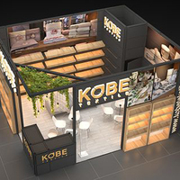 Stand d'exposition modulaire tendance MEGA pour événements de mode, idéal pour les influenceurs et les pop-up stores