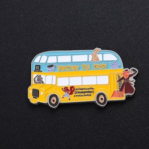 Custom Metal Cute Design Bus Tea Trips Fridge Magnet Manufacturer - Product Image 6