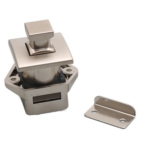 Serrures de tiroir sans clé pour camping-car, yacht et armoires de bateau, serrures à bouton-poussoir et à suspension avec poignées en bois pour la sécurité des meubles - Product Image 2