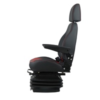 Siège de conducteur pour mini-excavatrice avec réglage avant/arrière (150 mm), hauteur (70 mm), poids (50-130 kg)