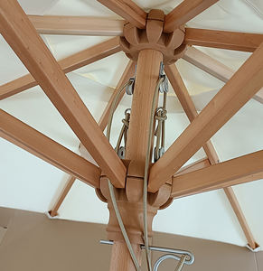 Пляжный зонт премиум-класса в стиле бохо с бахромой и кисточками, защита от УФ-излучения, водонепроницаемый, для использования на открытом воздухе или в отеле - Product Image 4