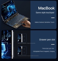 Tablet Kılıfları ve Kılıflarından Bir Arada IFacemall Yeni Gelen 360 Derece Dönebilen Sihirli Klavye Kılıfı Çok Renkli Şeffaf PU Plen Yuvası iPad 10.2 için