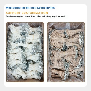 Lámpara de mecha de vela de aromaterapia de hilo de planta sin carbono sin humo ecológica para hacer velas - Product Image 3