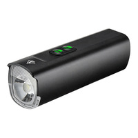Luz Delantera LED para Bicicleta, Alta Luminosidad, Aleación de Aluminio, Impermeable, Carga Tipo-C, Rotación de 360 Grados, Luz Alta/Baja