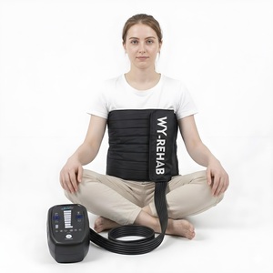 <span class=keywords><strong>Botas</strong></span> de Compresión Neumática Intermitente para Recuperación de Piernas, 8 Cámaras, Máquina de Presoterapia Profesional 3 en 1 para Brazos, Cintura y Piernas - Product Image 2