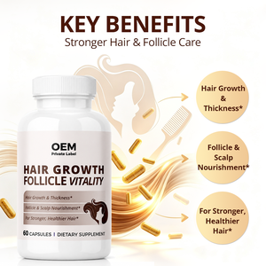 Cápsulas <span class=keywords><strong>de</strong></span> Suplemento para el Crecimiento del Cabello con Biotina 10000mcg y Saw Palmetto, Bloqueador <span class=keywords><strong>de</strong></span> DHT, para Adultos con Cabello Fino - Product Image 3