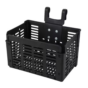 PUSAI Bicycle Accessories Plastic Detachable <strong>Basket</strong> <strong>Front</strong> <strong>Bike</strong> <strong>Basket</strong> with Handles <strong>for</strong> Fixie <strong>Bike</strong> - Product Image 5