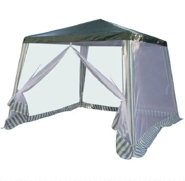 Baby Kinder Outdoor Sonnenschutz Pe PVC PU Silber Futter Canopy Party Pavillon Zelt Pavillons Mit Moskito netz