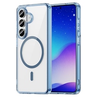 Étui de téléphone transparent magnétique en silicone anti-chute Meracly adapté aux Samsung Galaxy S26 ultra S24 Plus S25/ultra