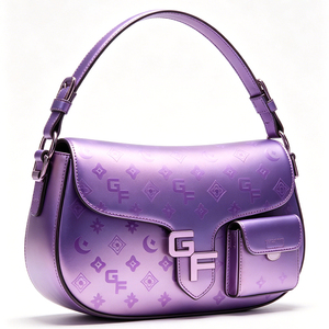 Designer Luxury Classic Manufacturer Women's <b>Handbag</b> High Quality PU Leather Shoulder Bag with Custom Printed Logo - Product Image 4