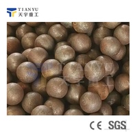 Boules de meulage en acier forgé cr6/8/9/10 pour les mines et les métaux non ferreux de ciment