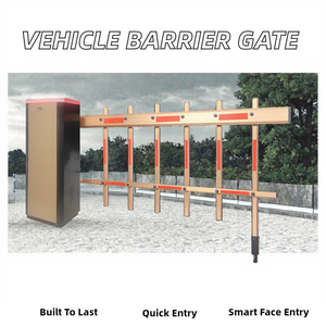 Barrière automatique à bras pivotant, tourniquets, contrôle d'accès multiple (QR/visage/empreintes digitales/RFID), fonctionnement bidirectionnel, construction métallique, IP54 - Product Image 2