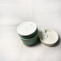 Pot en plastique rechargeable personnalisable de 120 g pour crème cosmétique et soin de la peau