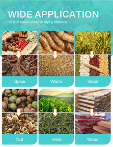 Essiccazione continua di sterilizzazione della pallina dell'alimentazione del pesce dell'essiccatore <span class=keywords><strong>a</strong></span> microonde degli insetti industriali che fa macchina - Product Image 5