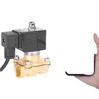 Vanne solénoïde électrique à diaphragme proportionnel en laiton avec bobine en cuivre, 1/2 pouce, 12V, 24V, 110V, 220V, pour l'eau