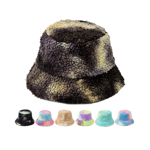 <span class=keywords><strong>2025</strong></span> Mới Đến Mùa Thu Mùa Đông Sang Trọng Tie Nhuộm Lông Xô Hat Ngoài Trời Thời Trang Ấm Áp Đầy Màu Sắc Ngư dân Hat Cho Phụ Nữ - Product Image 3