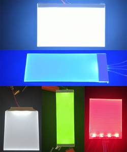 แผ่นไฟแบ็คไลท์ LED แบบ Direct-Lit หนา 5 มม. ปรับเปลี่ยนสี RGB ได้ สำหรับอุปกรณ์เสียง จอแสดงผล แบ็คไลท์ โดย Rina Tech - Product Image 2