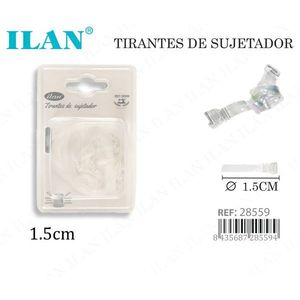Tirantes Transparentes para Sujetador de 1.5 cm para Mujer, Accesorios para Sujetador - Product Image 1