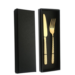 Chất Lượng Cao Sang Trọng Cổ Điển Vàng Bạc Vàng Bạc 304 Thép Không Gỉ Flatware Set Ngã Ba Dao Đặt Bữa Ăn Tối - Product Image 6