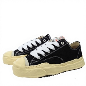 Sneakers Basse di Lusso in Tela Nera <span class=keywords><strong>con</strong></span> Punta Rinforzata, Design Esclusivo MMMY Hank OG Sole, <span class=keywords><strong>Scarpe</strong></span> Casual di <span class=keywords><strong>Alta</strong></span> Qualità per Uomo e Donna - Product Image 4