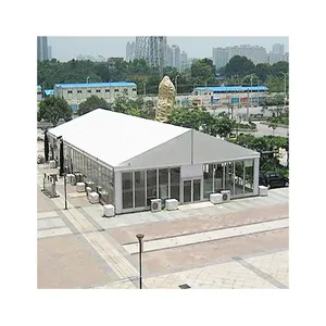 Tenda kaca besar bingkai dinding tenda pernikahan Pameran Aluminium Marquee untuk dijual