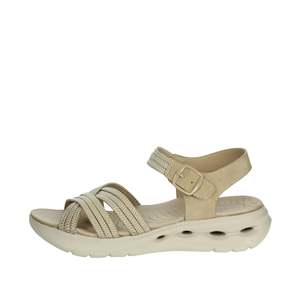 Amarpies Sandalia Baja para Mujer Beige ABZ28656 Zapatos Planos de Verano - Product Image 1