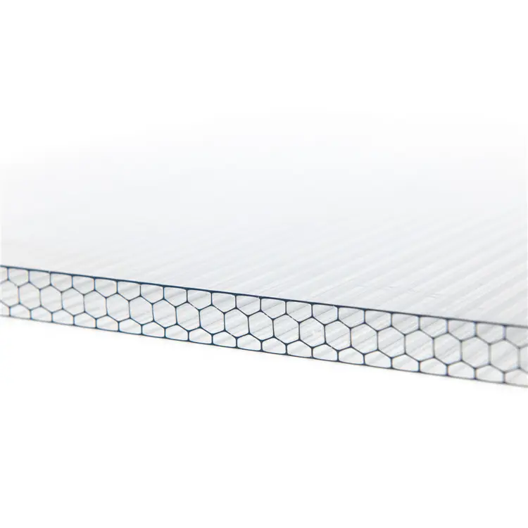 U-образный лист из поликарбоната, Четыре Многослойных полого поликарбоната, настенная панель, сотовый лист для строительной кровли с профилями