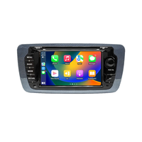 Radio Mobil 2 Din untuk Seat Ibiza 2009-2013 Pemutar Multimedia Audio CarPlay Android Auto GPS BT WIFI FM Autoradio Headunit