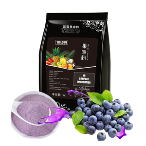 Té con Leche de Arándanos y Té de Burbujas en Polvo, Mezcla Instantánea para Bebidas, Saborizante Fresco Filtrado, Polvo con Sabor a Frutas - Product Image 3