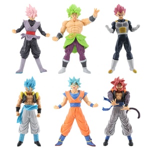 HY 6 figurines Super Saiyan <span class=keywords><strong>God</strong></span> Son Goku Gohan <span class=keywords><strong>Vegeta</strong></span> Vegetto Ultra Instinct, jouets modèles, cadeau - Product Image 2