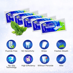 Strisce sbiancanti per denti all'ingrosso <span class=keywords><strong>Dental</strong></span> Professional Private Label Logo Branded Flavor Mint per uso domestico prodotti per l'igiene orale - Product Image 4