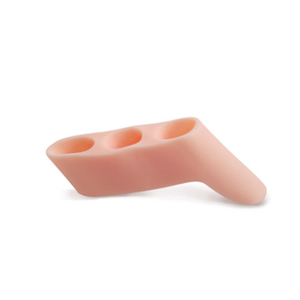 Produits de soins des pieds de dongfeng couleur de la peau transparent blanc sebs gel de silicone trois trous <span class=keywords><strong>petit</strong></span> <span class=keywords><strong>séparateur</strong></span> d'orteils - Product Image 4