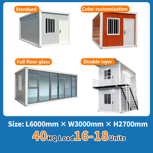 Maison conteneur préfabriquée en kit, assemblage rapide, modulaire, démontable, pour bureau ou habitation, fabriquée en Chine - Product Image 4