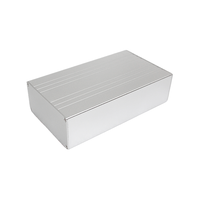 Kotak Sambungan Logam Aluminium Ekstrusi Listrik, Housing Elektronik PCB, Enclosure Aluminium dengan sistem pendingin heatsink